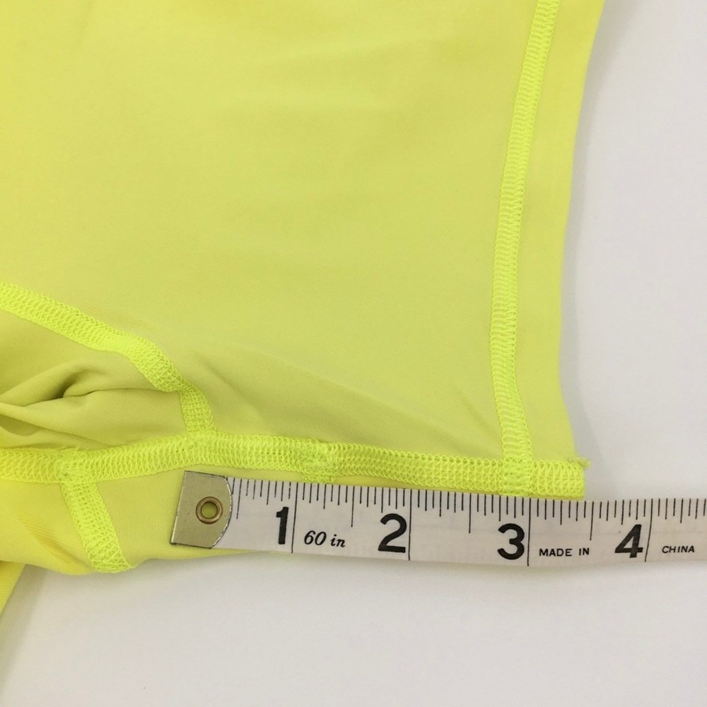 Lululemon Pace Rival Skirt Skort Sz 8 Highlighter Yellow Neon Pickleball Tennis - Picture 10 of 12